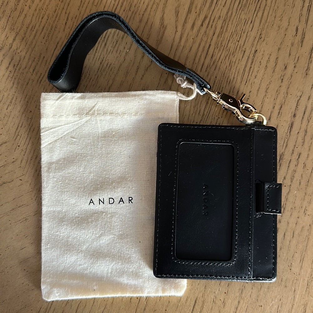 Andar Denner Card Wallet, Black
